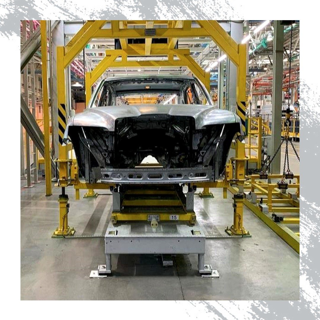 Устройство наливного пола на заводе автопроизводителя