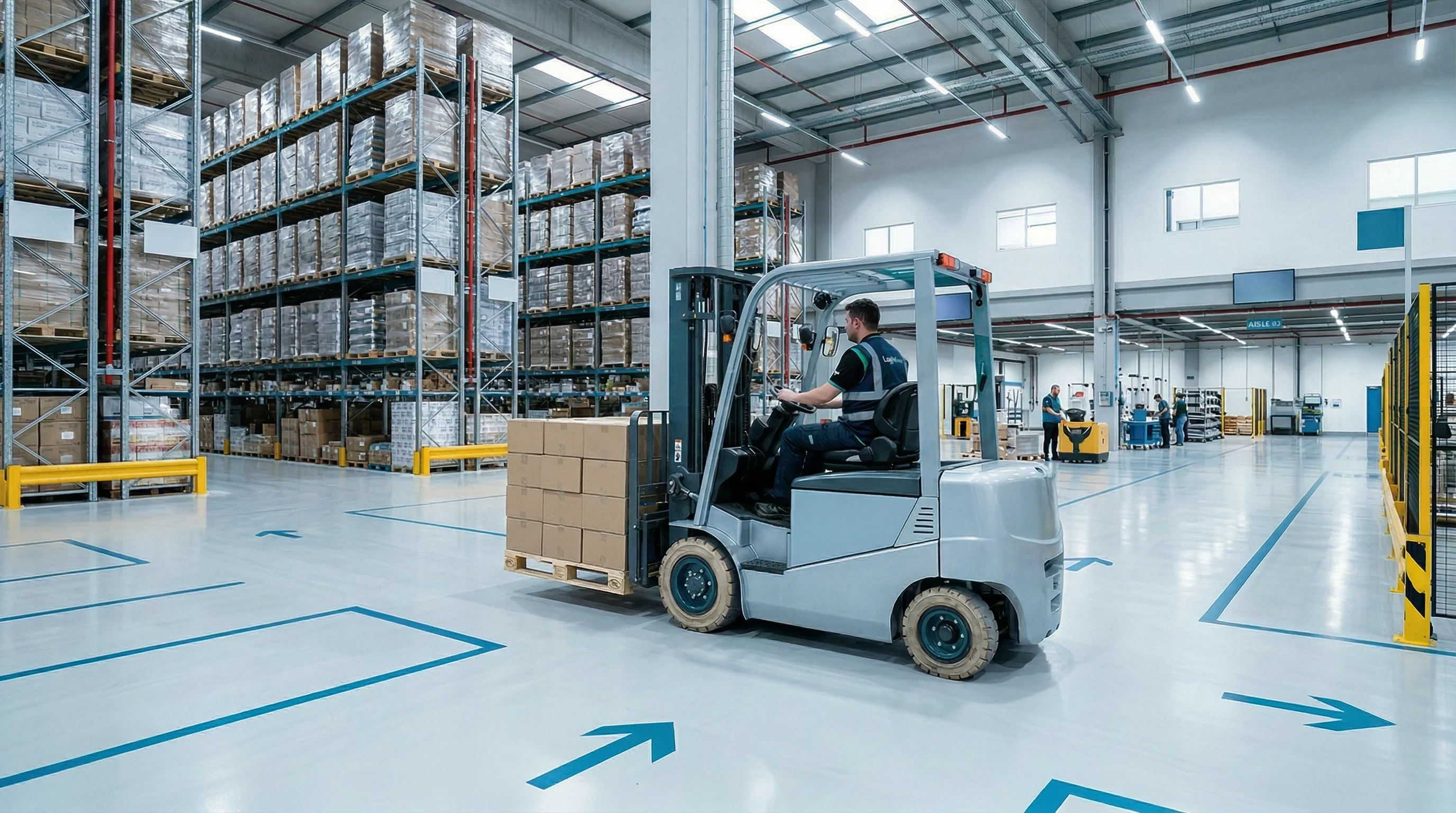 Полимерные полы для склада